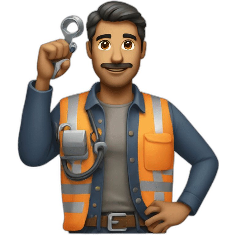 Engineer pose emoji