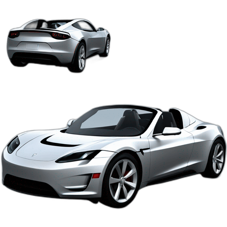 Tesla roadster emoji