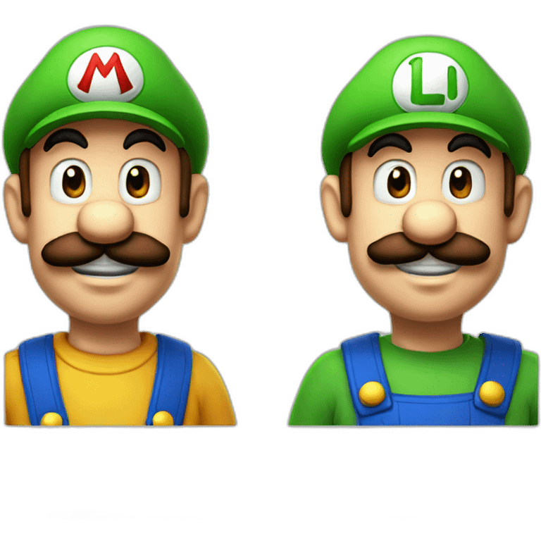 Mario and luigi emoji