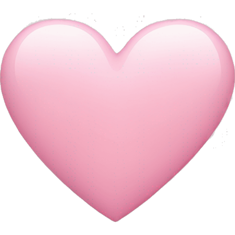 Light pink heart  emoji