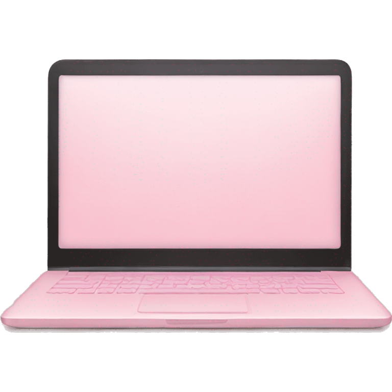 Soft Pink laptop emoji