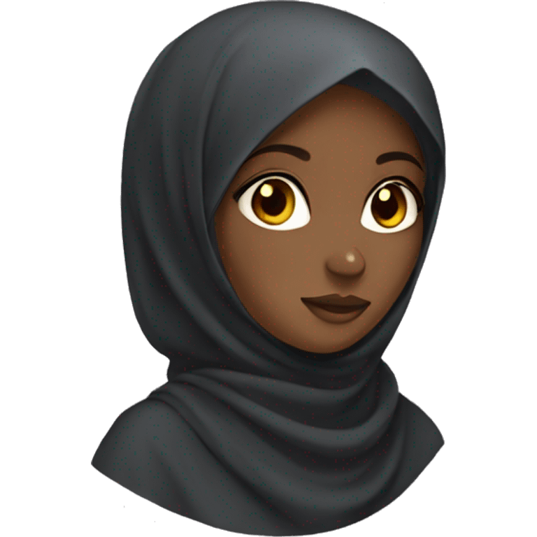 Somali girl in khimar  emoji