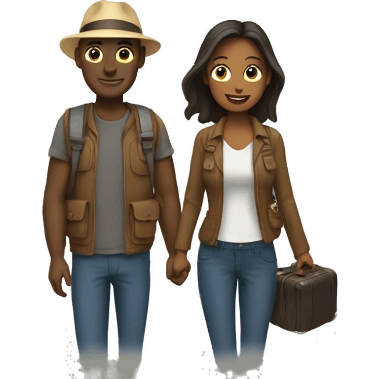 Couple Traveling emoji