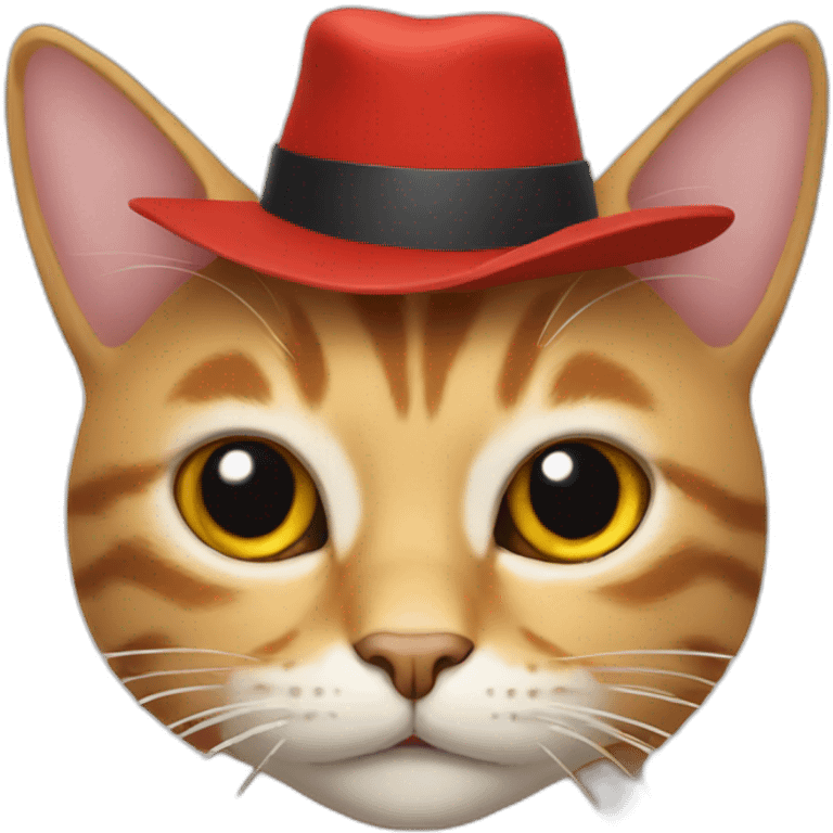 Cat in hat emoji