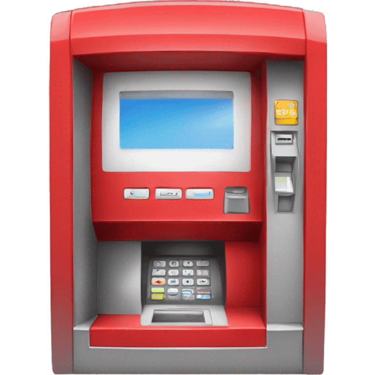 red ATM emoji