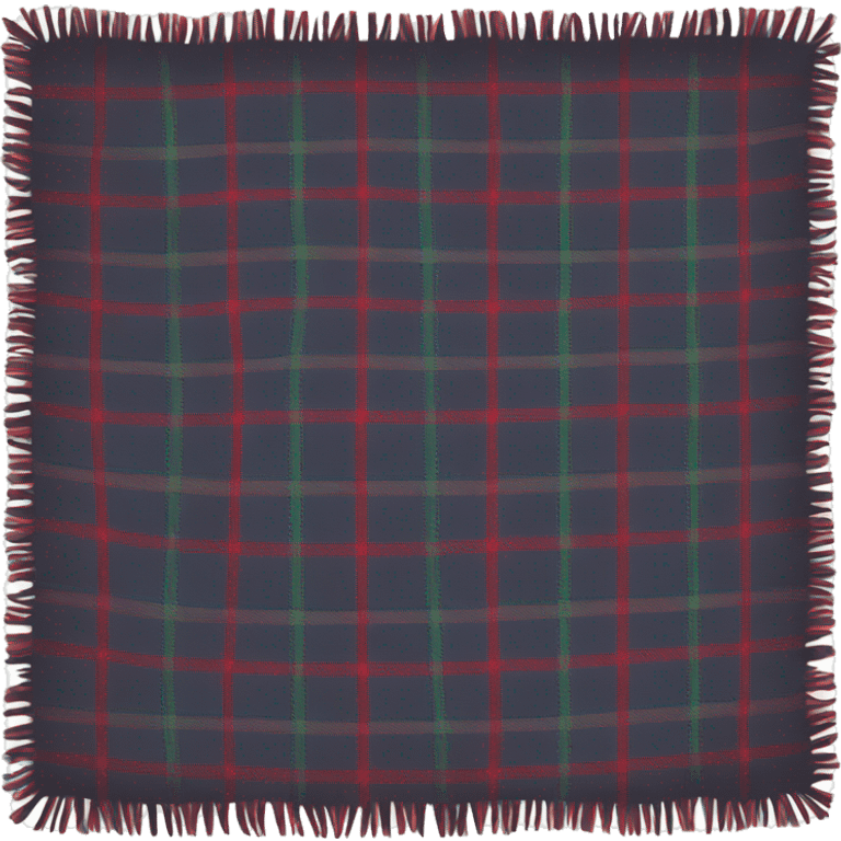 Tartan blanket  emoji