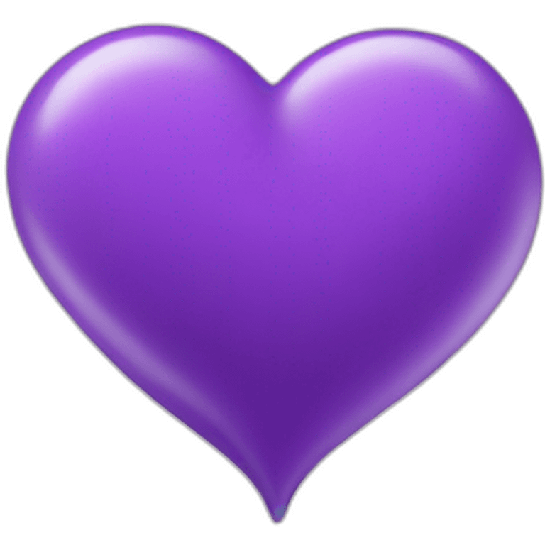 Cœur violet emoji