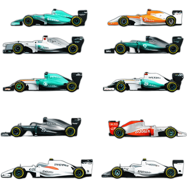 Mercedes f1 cars emoji