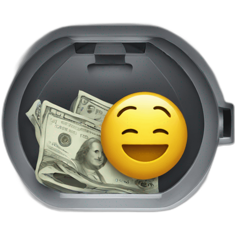 money in launder machine emoji