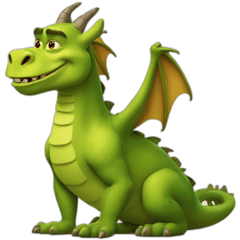 Shrek dragon emoji