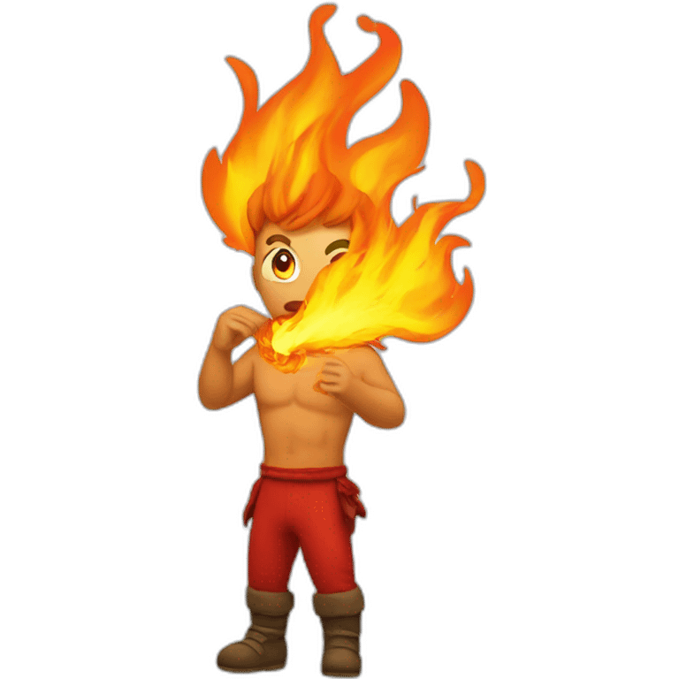 fire breather emoji