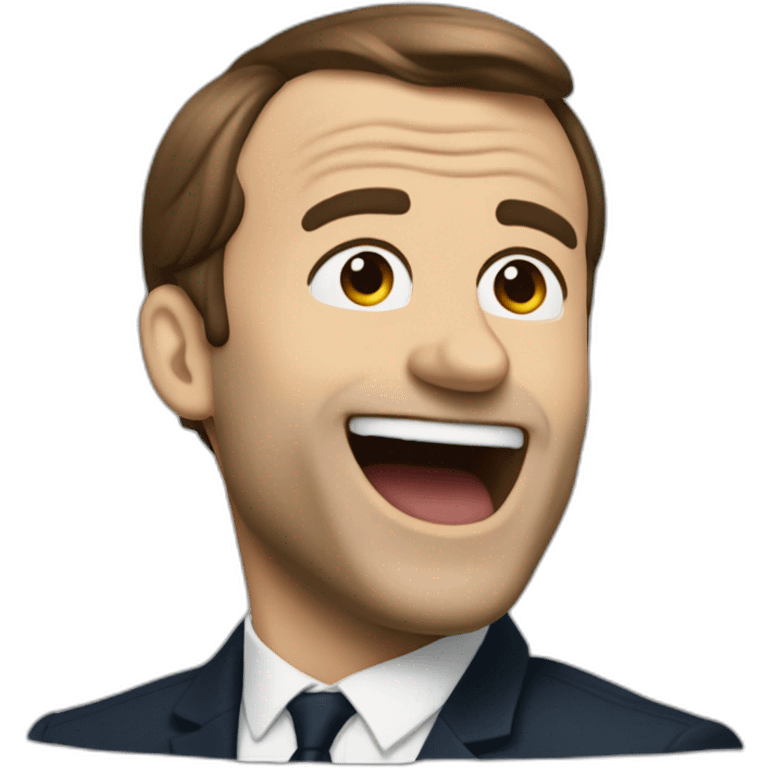 Macron qui danse la maquarena emoji