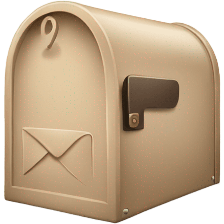 beige mailbox emoji