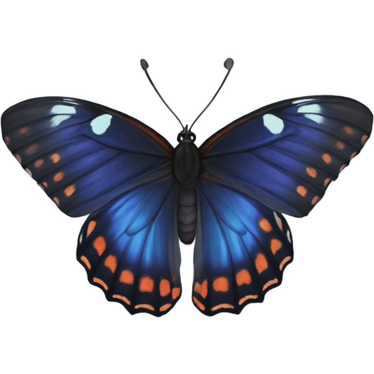 red-spotted purple butterlfy emoji