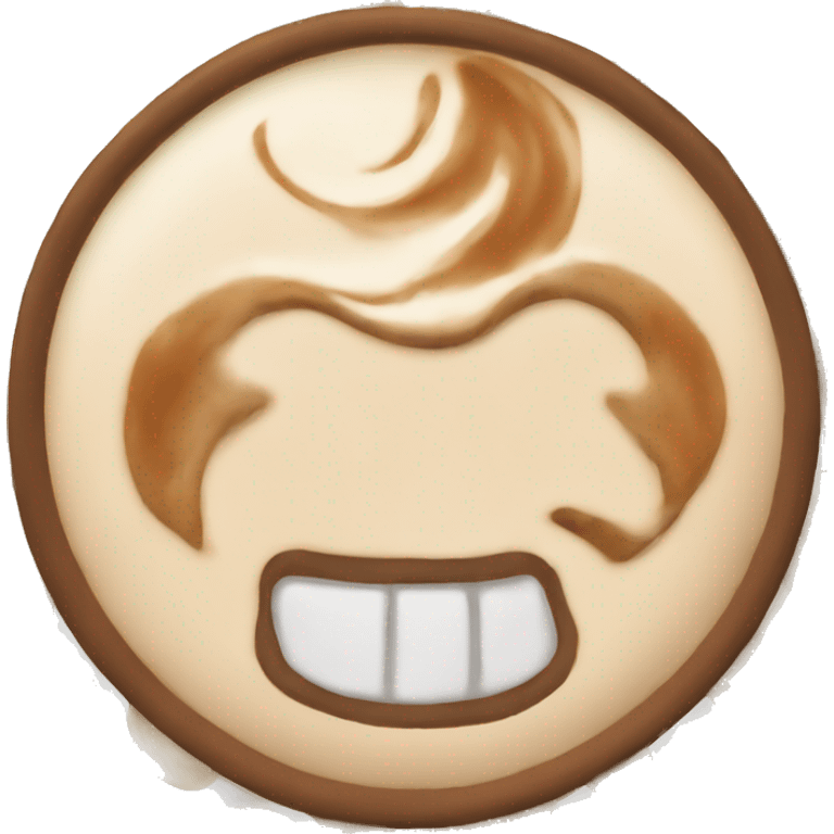 Aesthetic latte emoji