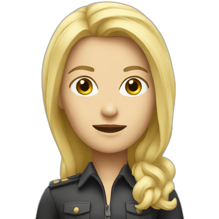 a blond woman agent emoji