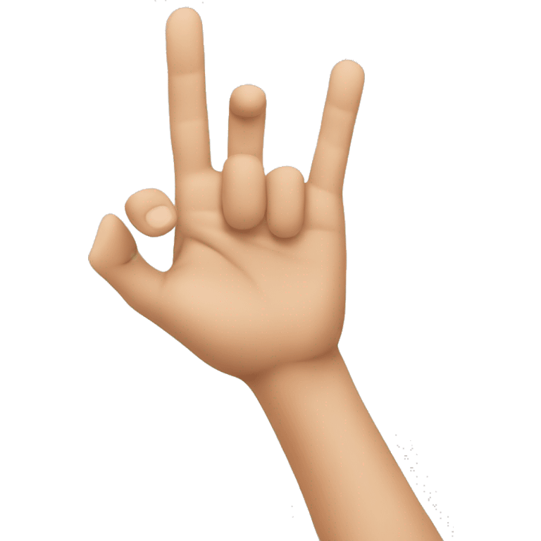 flat hand and other hand with pointer to flat hand emoji