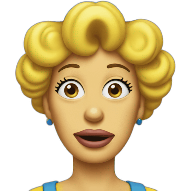 Marge simpson emoji