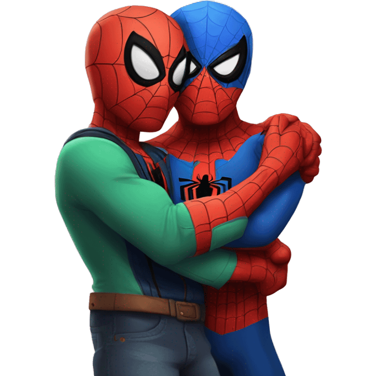 Spider-Man hug charlie-brawl-stars emoji