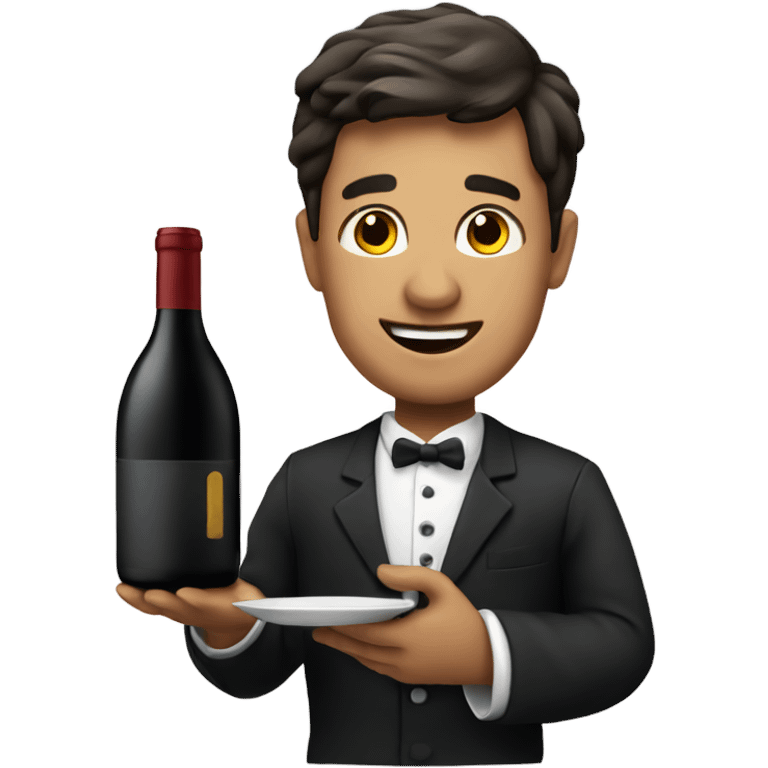 Wine waiter emoji