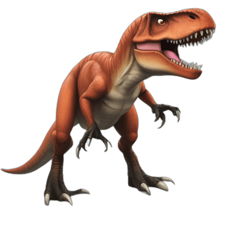 Un T-rex venomized emoji