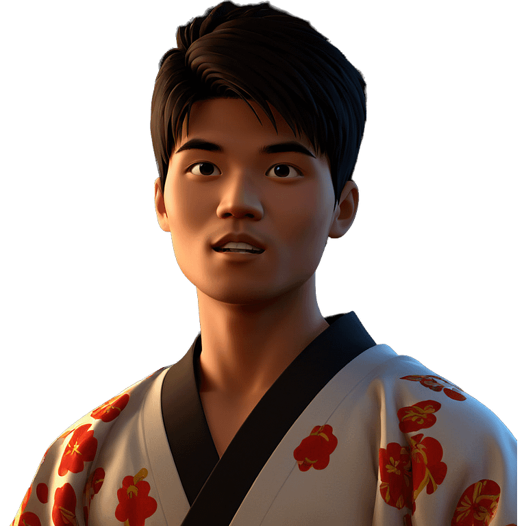 japanese boy in kimono emoji