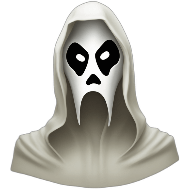 ghostface dans le film scream emoji