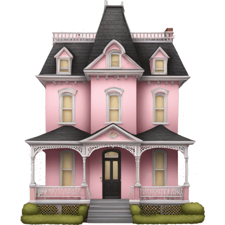 light pink victorian house  emoji