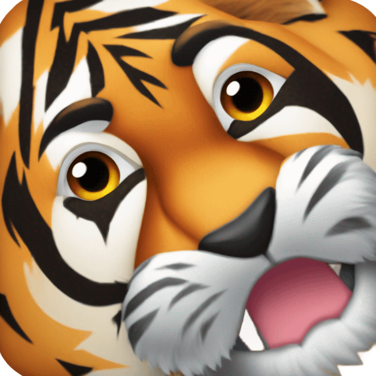 Tiger feet emoji