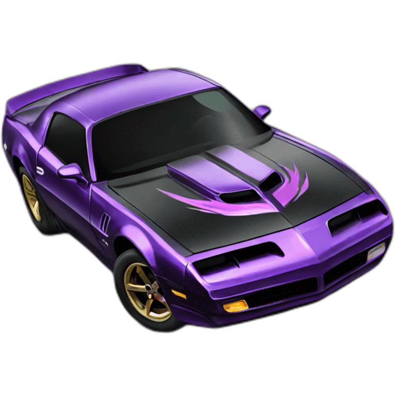 black trans am emoji