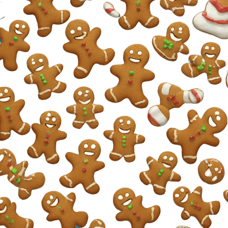 Gingerbread cookie emoji