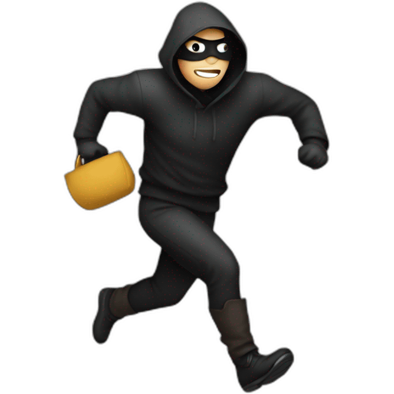 thief running emoji