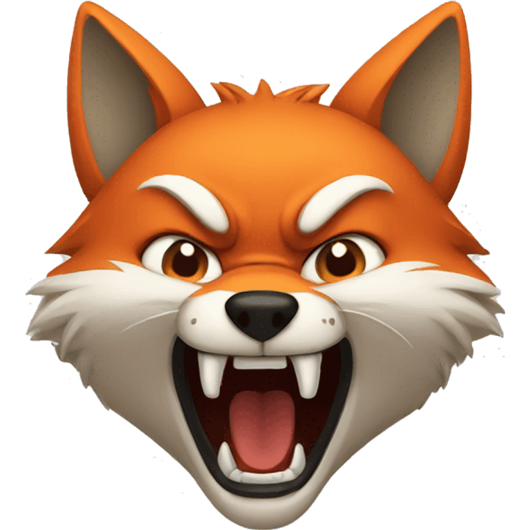 angry fox emoji