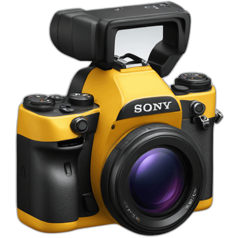 sony camera with big lens emoji