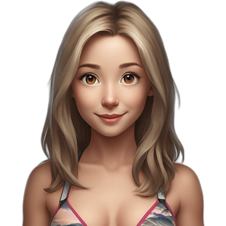 Elon musk wearing bikini emoji