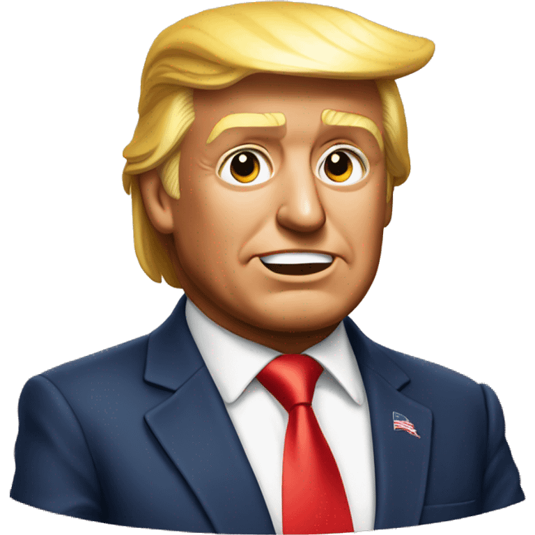 Donald Trump in the Caribbean emoji