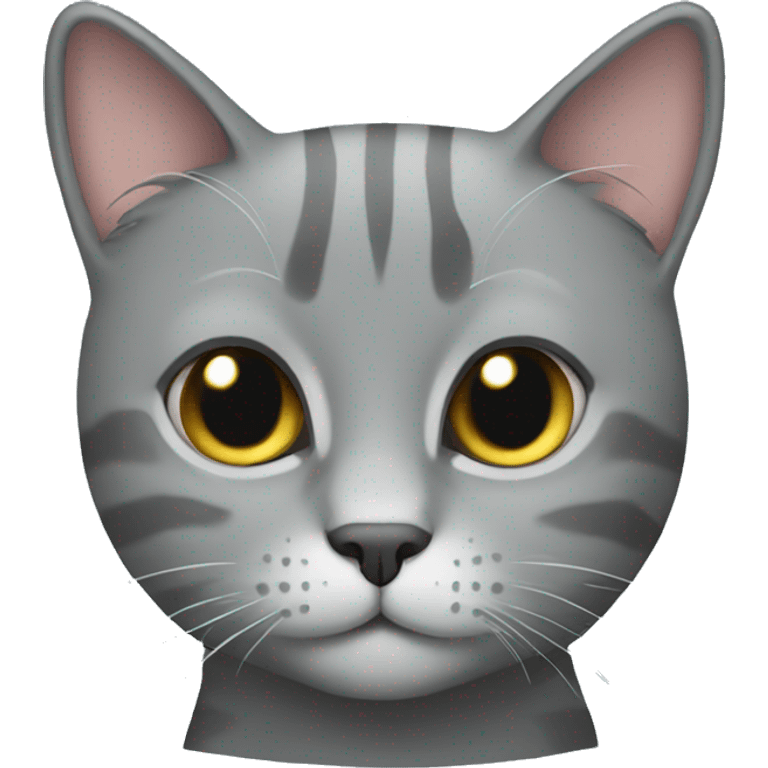 Grey cat  emoji