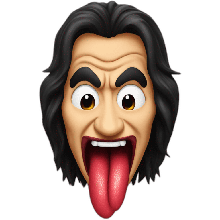 gene simmons tongue emoji