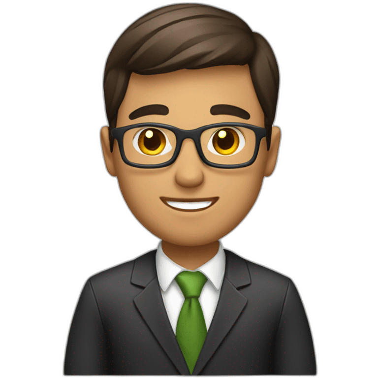 Mba student male emoji