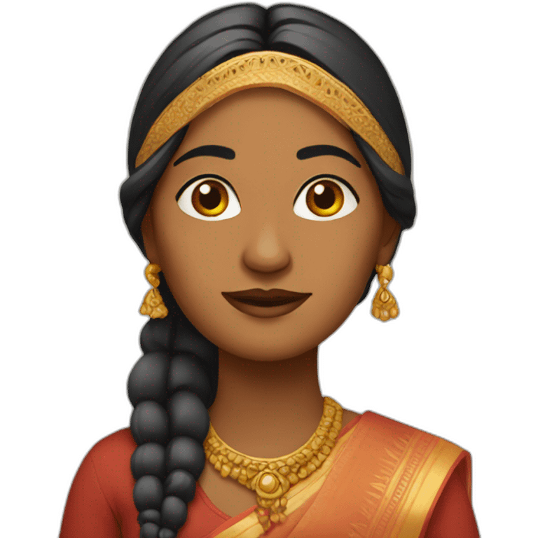 indian woman emoji