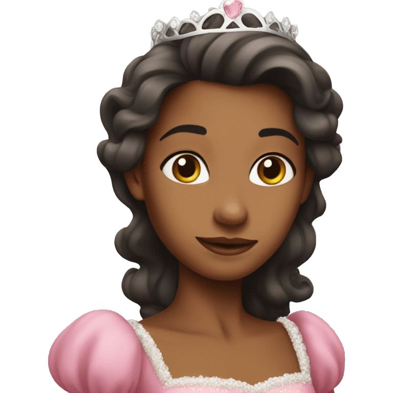 princess with pink dress emoji