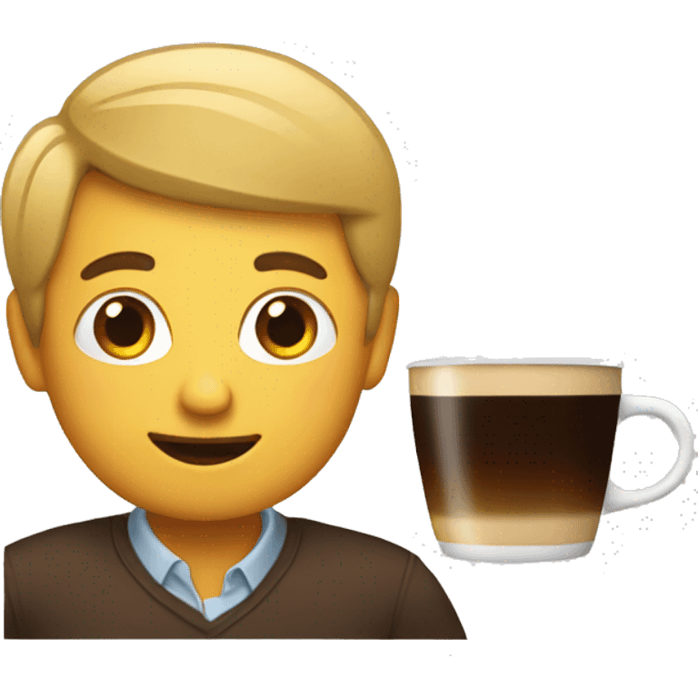 drinking coffee emoji