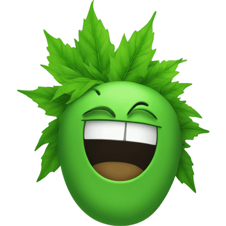 Happy 420 emoji