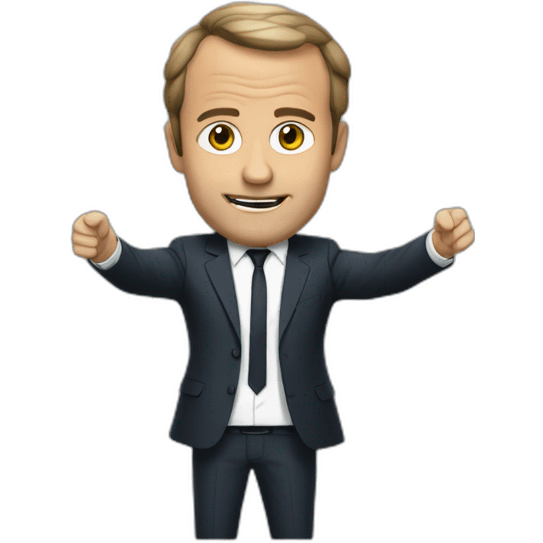 Ronado sur macron emoji