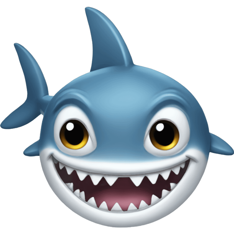 Shark wearing makeup  emoji