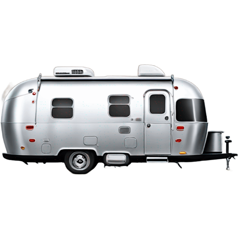 Airstream by mountain  emoji