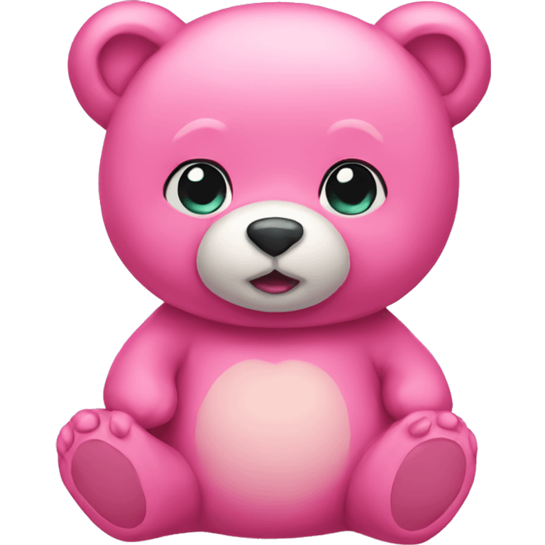 pink bear cute emoji