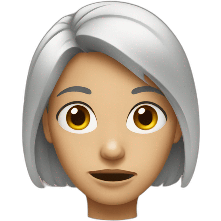 anxious woman emoji