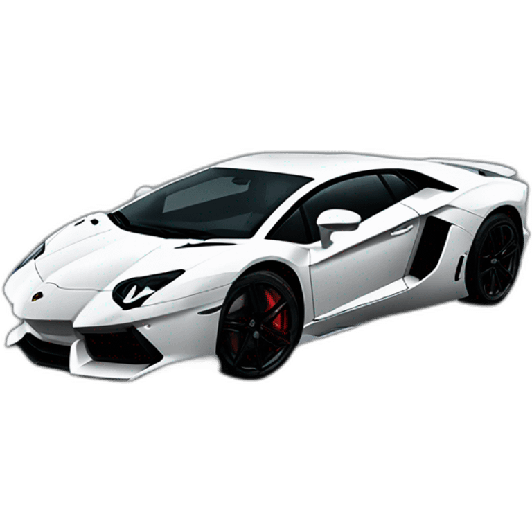 Lamborghini aventador emoji