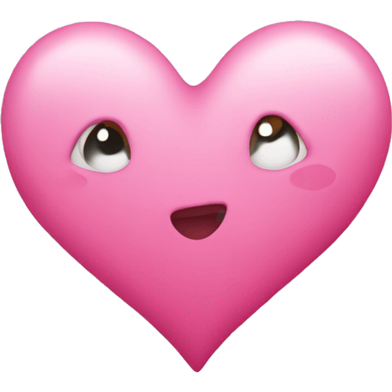 Pink heart  emoji